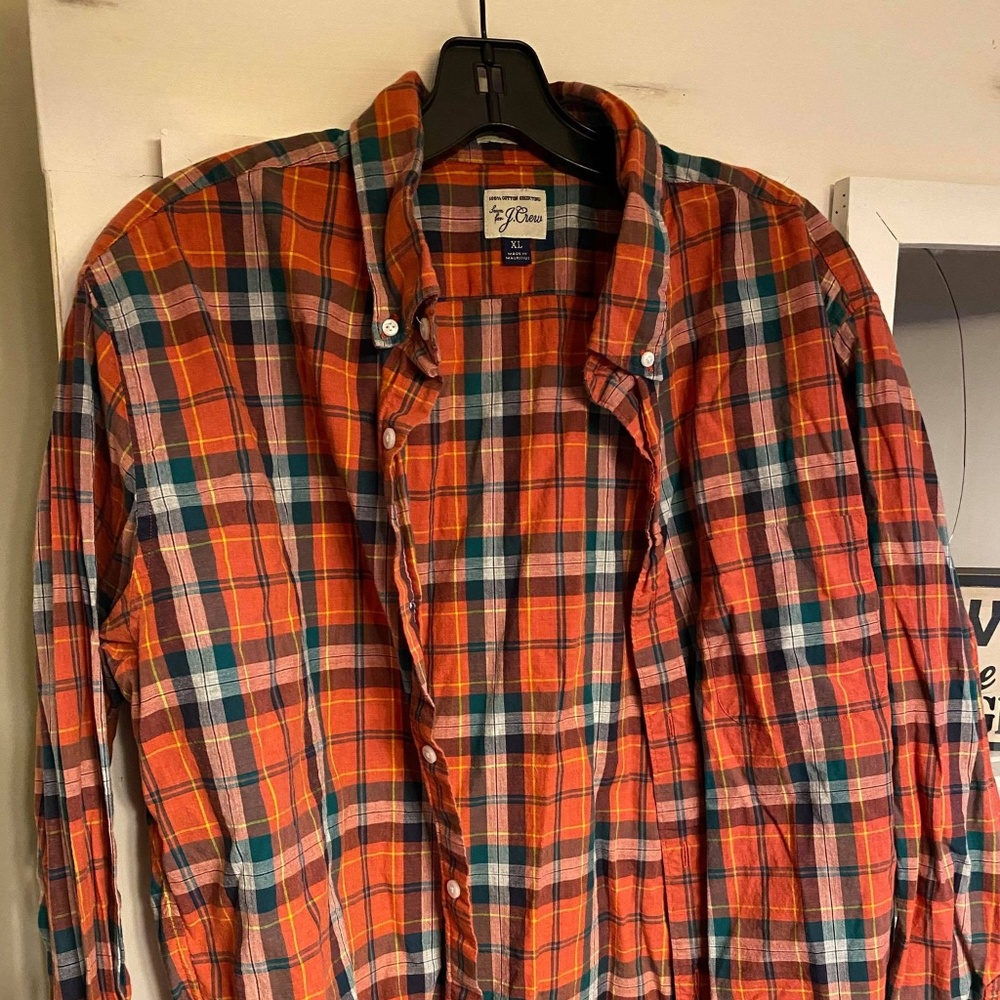 j crew shirt mens xl